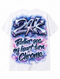 24k Crystal Heart Tee