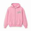 PINK ZIP UP 24k HOODIE